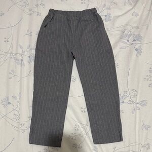 ⭐️ Boys Pinstripe Elastic Casual Pants (Size: S)